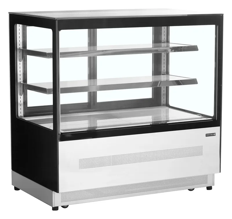 Tefcold Vitrina de exposición refrigerada LPD1200F/BLACK - Armarios de exposición refrigerados