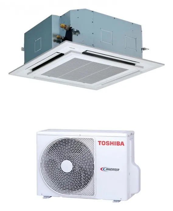 Aire acondicionado cassette Toshiba Daytona · conjunto 1x1 DAYTONADI80 - Cassette 1x1