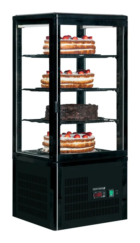 Tefcold Vitrina de exposición refrigerada UPD80-BLACK - Armarios de exposición refrigerados - imagen 2