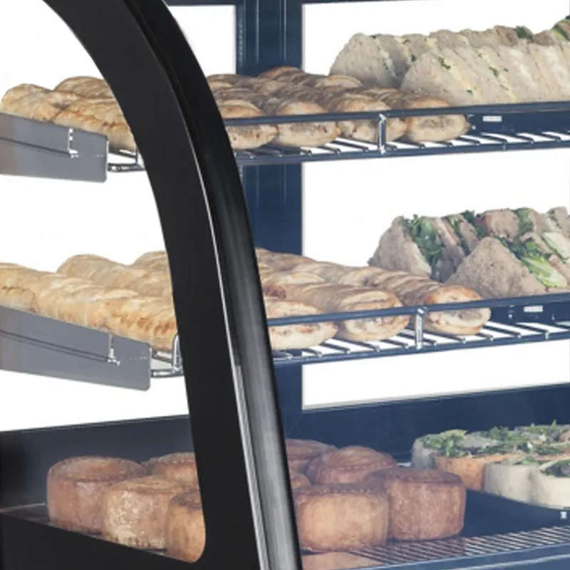 Tefcold Vitrina de exposición refrigerada LCT750C/BLACK - Armarios de exposición refrigerados - imagen 2