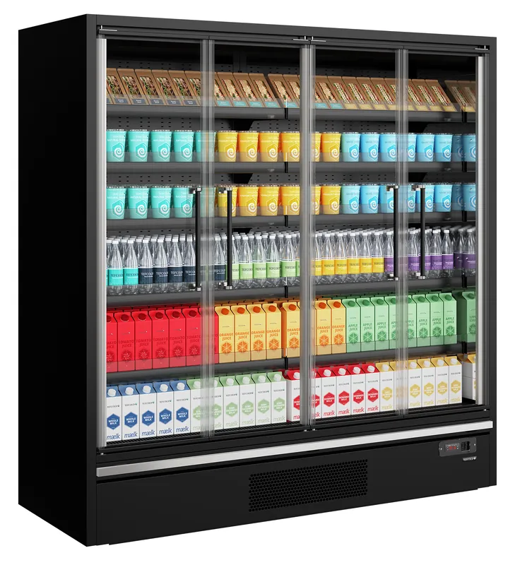 Tefcold Refrigerador mural de supermercado Galaxy+ GP20FGD Maxi Black - Murales refrigerados / multidecks - imagen 2