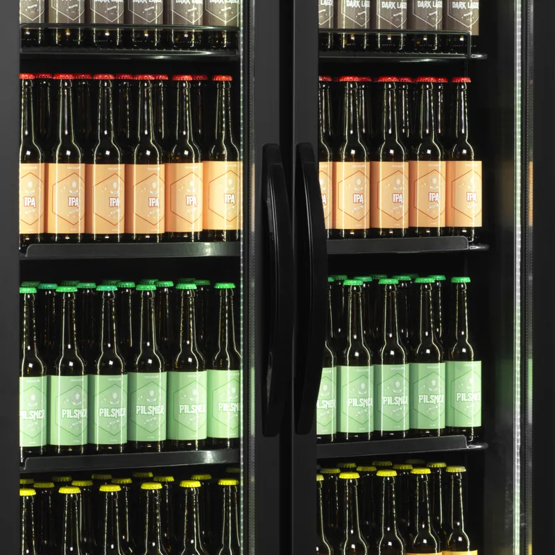 Tefcold Expositor refrigerado color negro FSC891H Black - Armarios expositores - 2-3 puertas - imagen 4