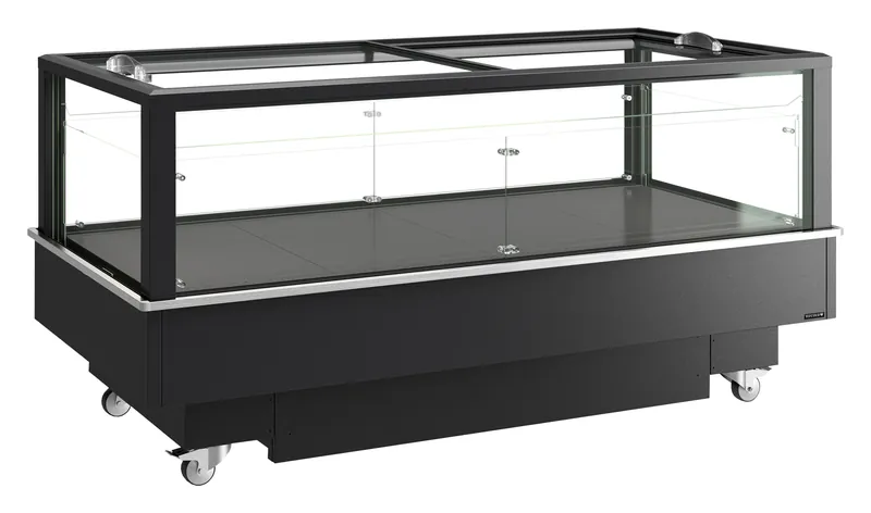 Tefcold Refrigerador/congelador negro para la venta por impulso EIB-D1020-B1 - Congeladores de supermercado