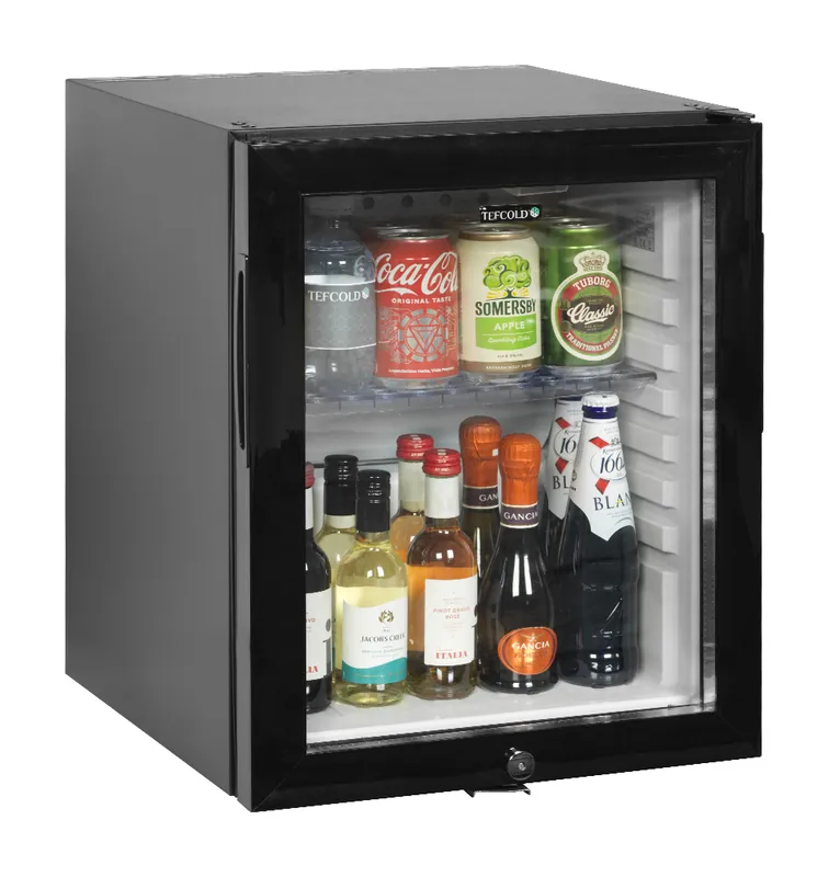 Tefcold Refrigerador minibar de puerta de cristal TM35GC - Minibares