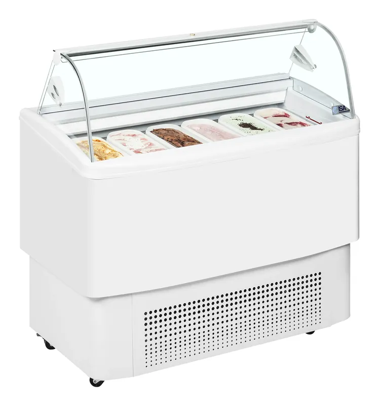 ISA Vitrina para helados ventilada FIJI 6 - Vitrinas para helados