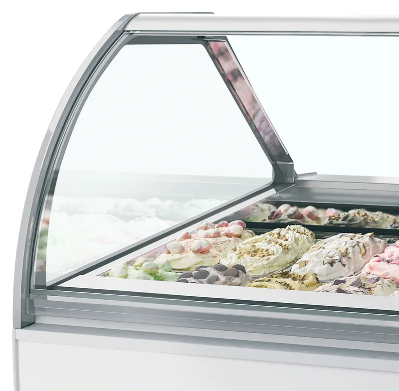 ISA Vitrina expositora para helados con display ventilada MILLENNIUM LX18 - Vitrinas para helados - imagen 3