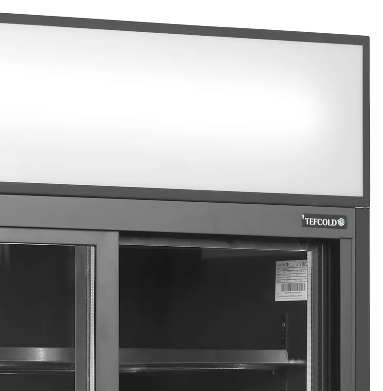 Tefcold Expositor refrigerado color negro FSC891S Black - Armarios expositores - 2-3 puertas - imagen 2