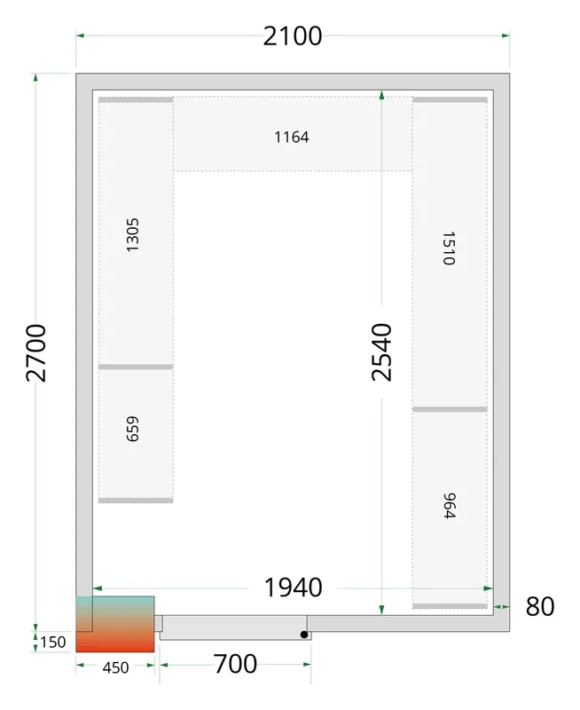 Tefcold CRPF2127 Shelf Rack System Kit - Estanterías