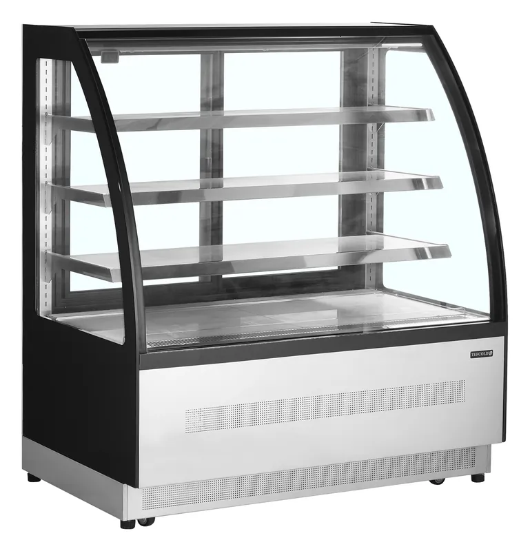 Tefcold Vitrina de exposición refrigerada LPD1200C/BLACK - Armarios de exposición refrigerados