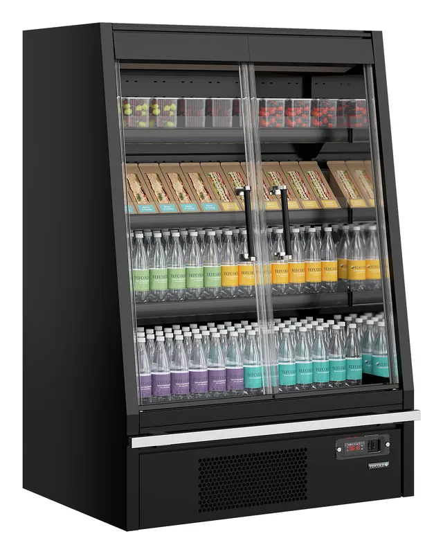 Tefcold Refrigerador mural de supermercado Galaxy+ GPL10FGD Black - Murales refrigerados / multidecks - imagen 2
