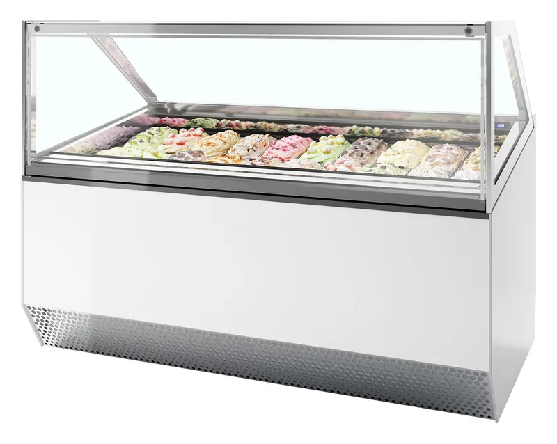 ISA Vitrina expositora para helados con display ventilada MILLENNIUM ST20 - Vitrinas para helados