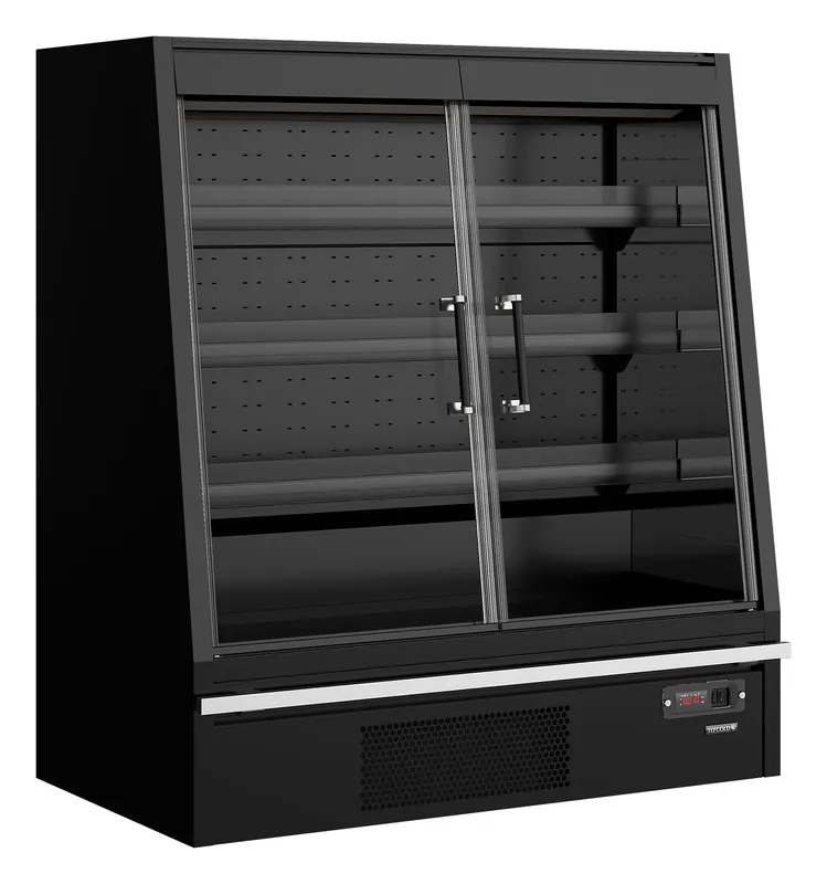Tefcold Refrigerador mural de supermercado Galaxy+ GPL14FGD Black - Murales refrigerados / multidecks