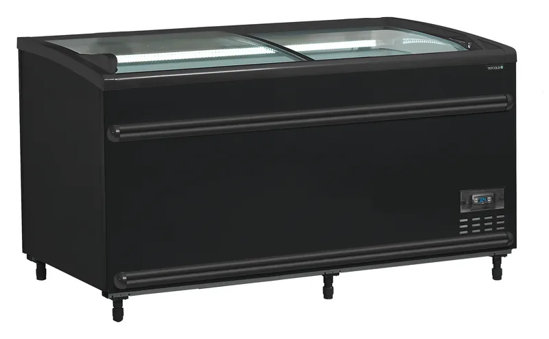 Tefcold Isla de supermercado bitemperatura color negro SFI145B-CF VS - Refrigeradores de supermercado