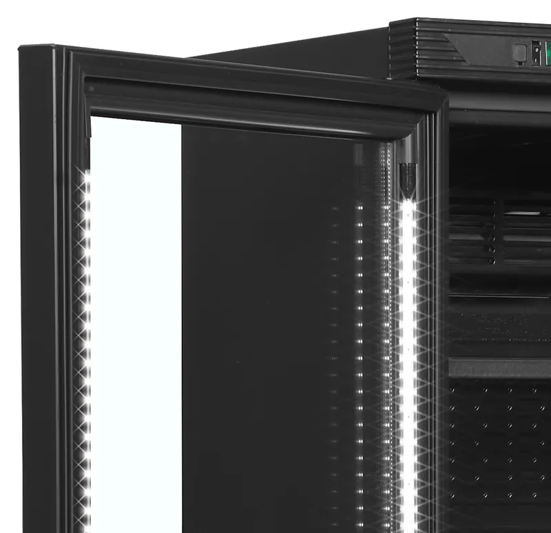 Tefcold Con bisagra a la izquierda CEV425 BLACK L/H - Armarios expositores - 1 puerta - imagen 3