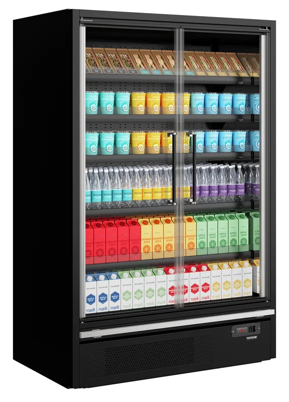 Tefcold Refrigerador mural de supermercado Galaxy+ GP14FGD Black - Refrigeradores de supermercado - imagen 2