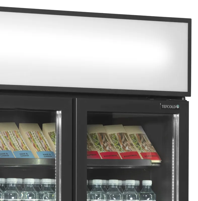 Tefcold Expositor refrigerado color negro FSC891H Black - Armarios expositores - 2-3 puertas - imagen 3
