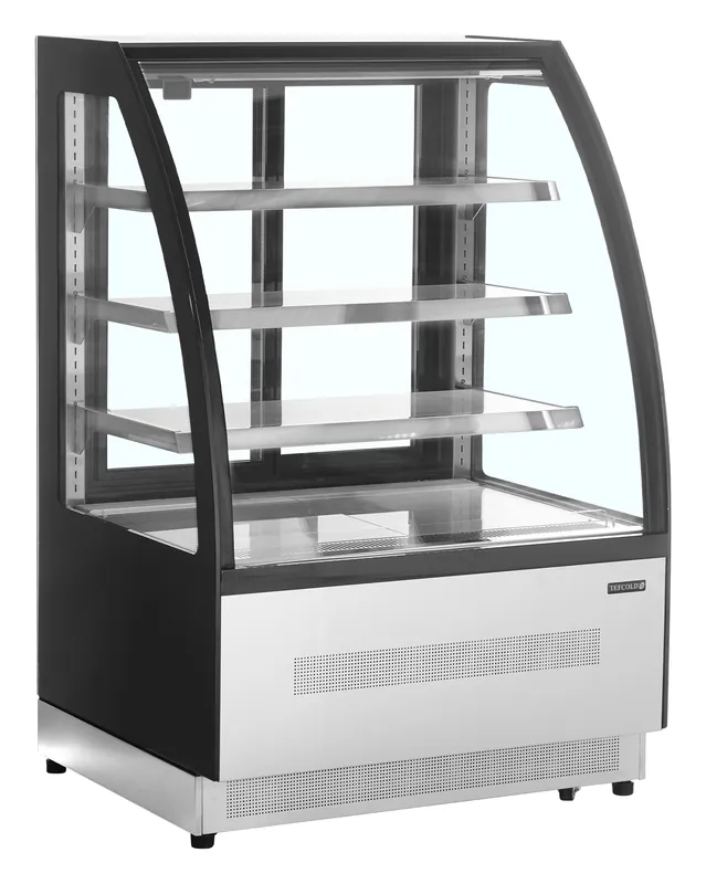 Tefcold Vitrina de exposición refrigerada LPD900C/BLACK - Armarios de exposición refrigerados