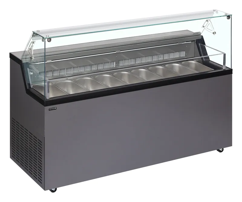 Tefcold Vitrina expositora para helados con display MIRABELLA 9 - Vitrinas para helados