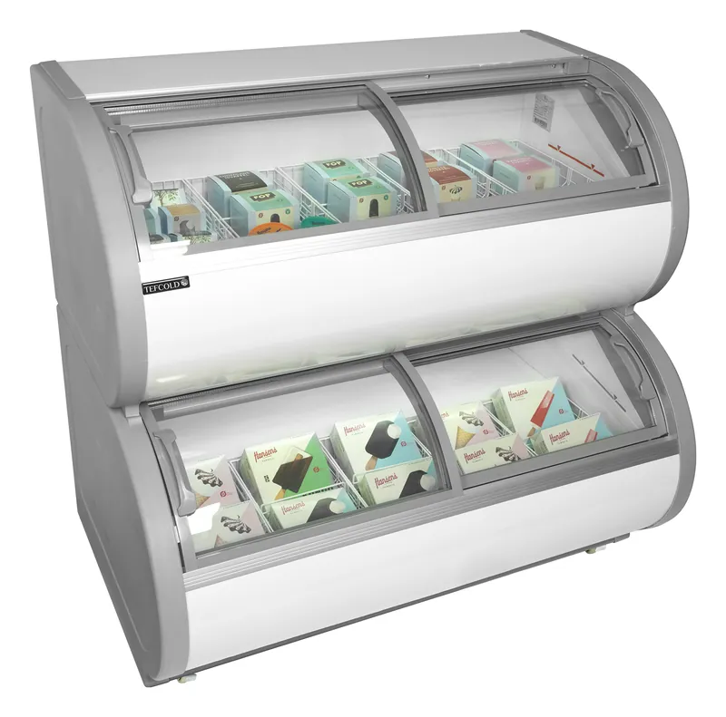 Tefcold Congelador de exposición de dos niveles TD500 - Congeladores para helados - imagen 2