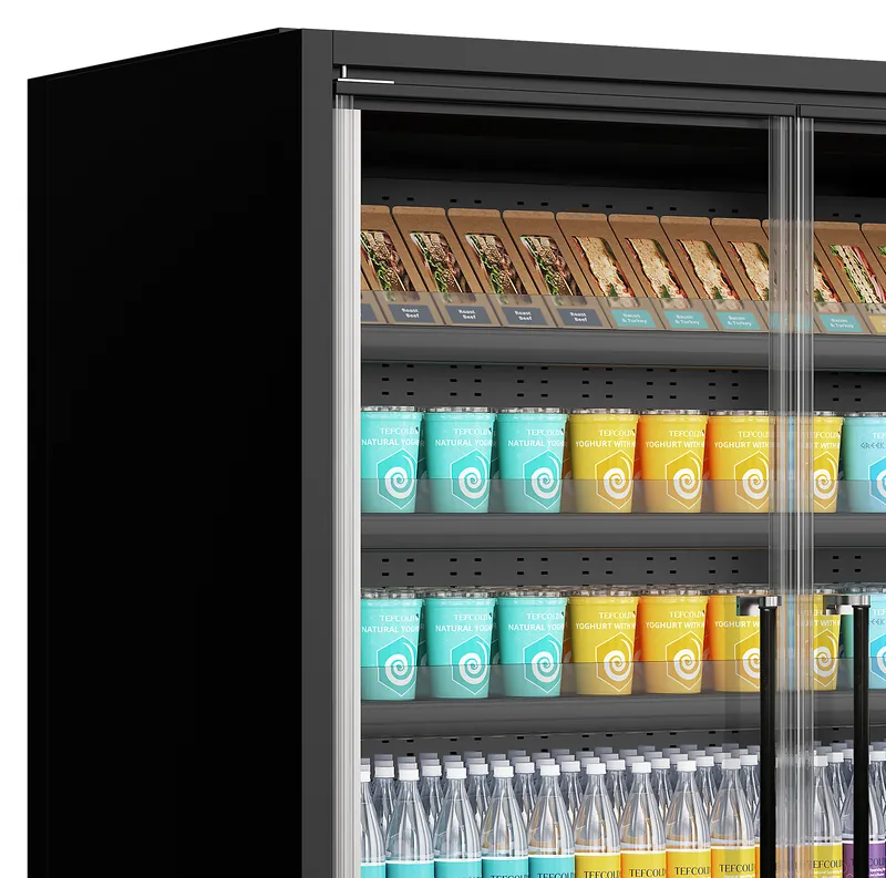Tefcold Refrigerador mural de supermercado Galaxy+ GP20FGD Maxi Black - Murales refrigerados / multidecks - imagen 3