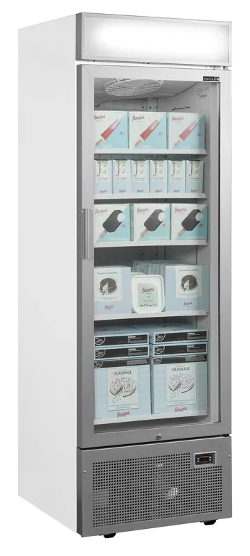 Tefcold Congelador expositor UFSC1450GCP NF Silver - Armarios expositores - imagen 2
