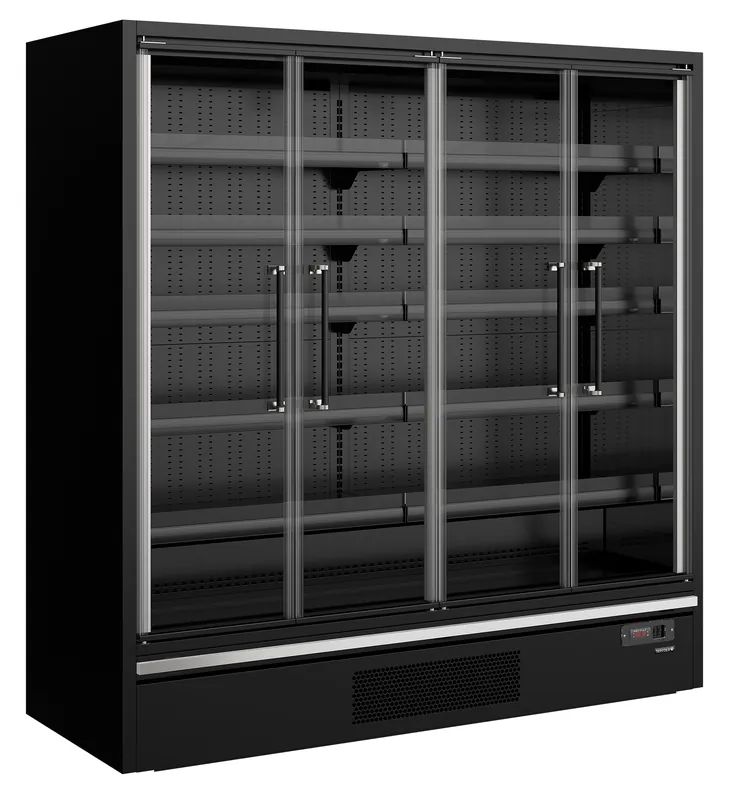 Tefcold Refrigerador mural de supermercado Galaxy+ GP20FGD Maxi Black - Murales refrigerados / multidecks