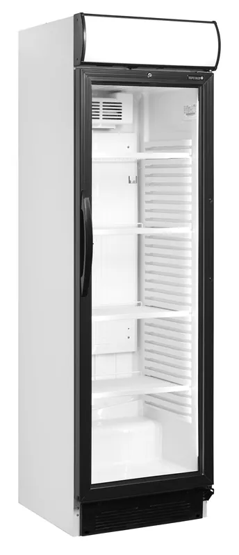Tefcold Enfriador de botellas con marquesina CEV425CP 2 LED - Armarios expositores - 1 puerta