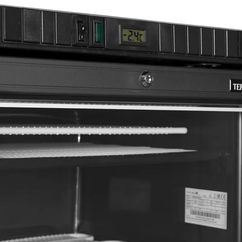 Tefcold Congelador de exposición color negro UFSC371G Black - Armarios expositores - imagen 4