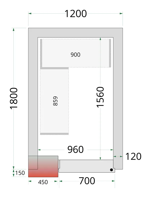 Tefcold CRNF1218 Shelf Rack System Kit - Estanterías