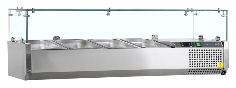 Tefcold Vitrina refrigerada sobre encimera GN1/3 VK38-120 - Sobrevitrinas