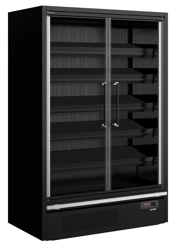 Tefcold Refrigerador mural de supermercado Galaxy+ GP14FGD Black - Refrigeradores de supermercado
