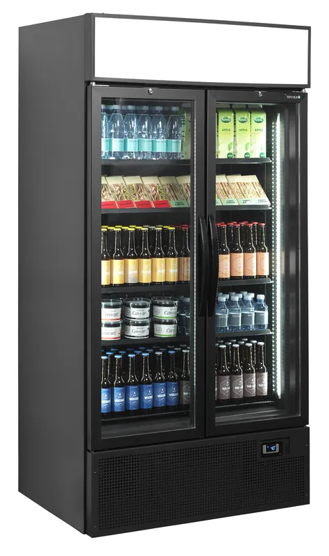 Tefcold Expositor refrigerado color negro FSC1000H BLACK - Armarios expositores - 2-3 puertas - imagen 2