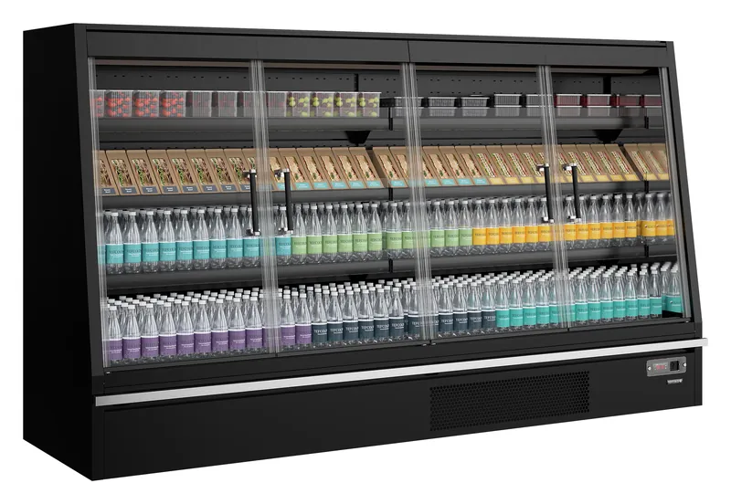 Tefcold Refrigerador mural de supermercado Galaxy+ GPL26FGD Black - Murales refrigerados / multidecks - imagen 2