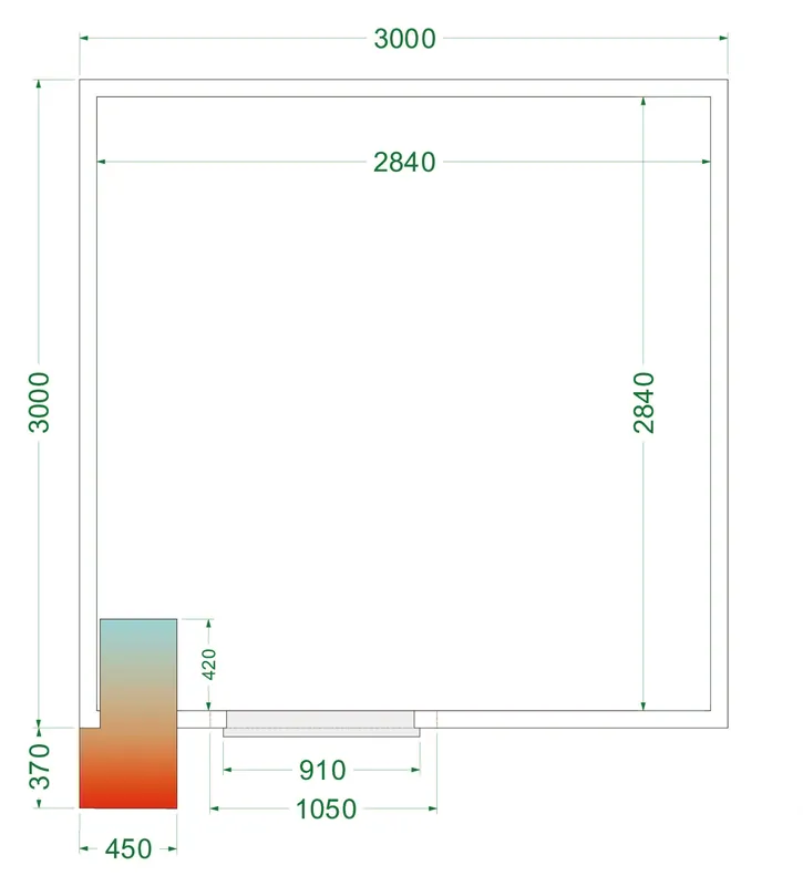 Tefcold Cámara frigorífica CRPF3030WD - Cámaras frigoríficas