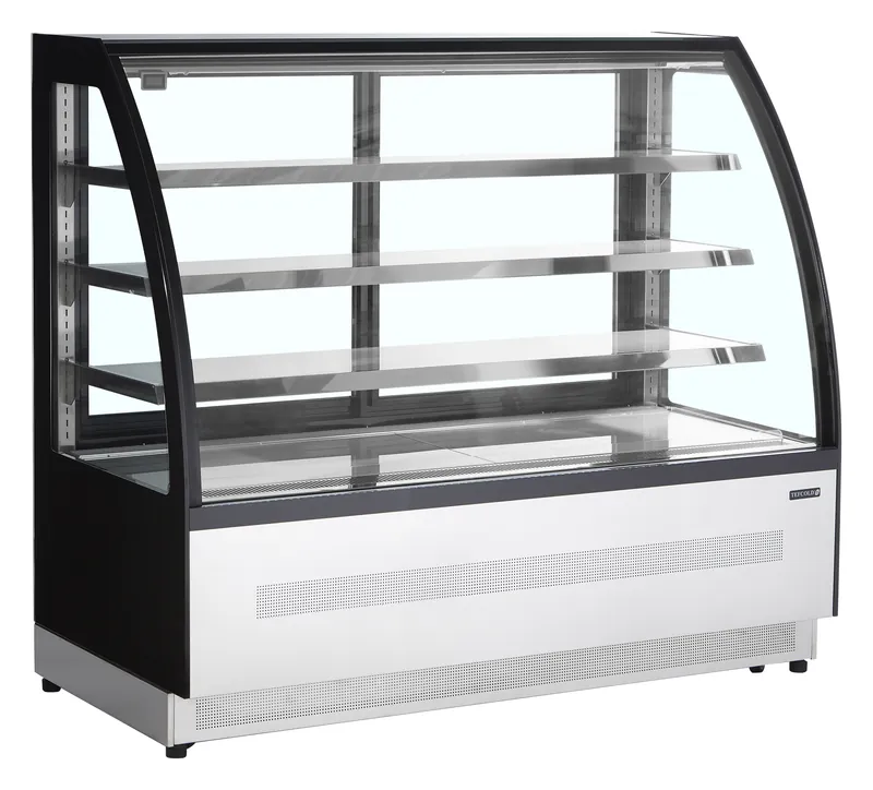 Tefcold Vitrina de exposición refrigerada LPD1500C/BLACK - Armarios de exposición refrigerados
