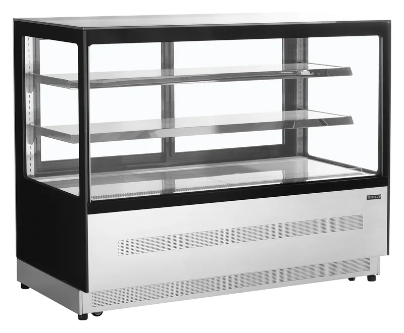 Tefcold Vitrina de exposición refrigerada LPD1500F/BLACK - Armarios de exposición refrigerados