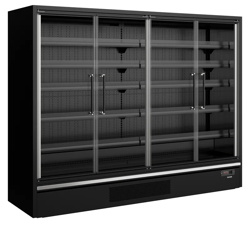 Tefcold Refrigerador mural de supermercado Galaxy+ GP26FGD Maxi Black - Murales refrigerados / multidecks