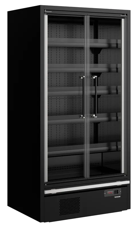 Tefcold Refrigerador mural de supermercado Galaxy+ GP10FGD Maxi Black - Murales refrigerados / multidecks