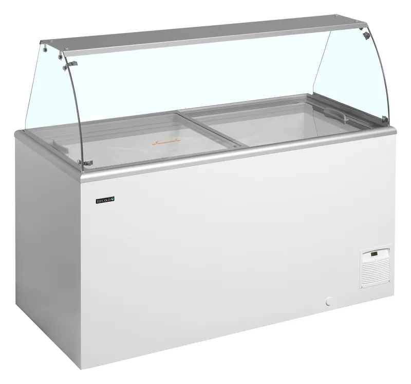 Tefcold Vitrina expositora para helados IDA500-W1+ - Vitrinas para helados