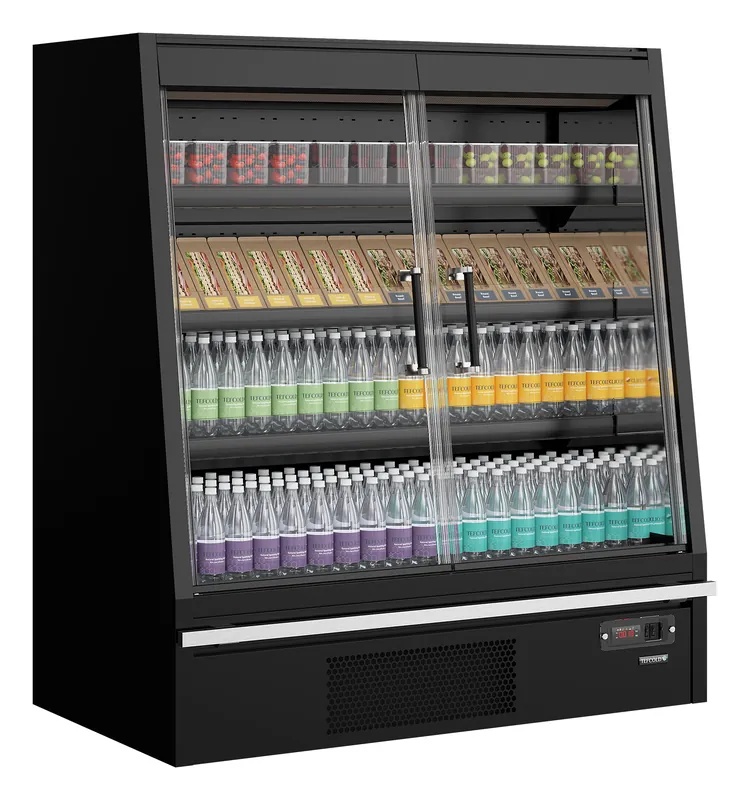 Tefcold Refrigerador mural de supermercado Galaxy+ GPL14FGD Black - Murales refrigerados / multidecks - imagen 2