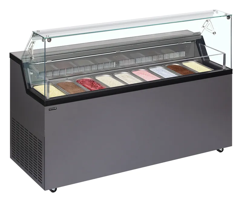 Tefcold Vitrina expositora para helados con display MIRABELLA 9 - Vitrinas para helados - imagen 2