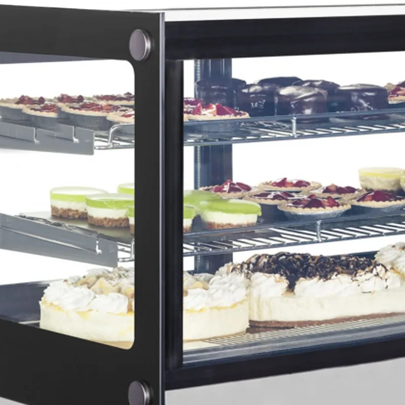 Tefcold Vitrina de exposición refrigerada LCT750F/BLACK - Armarios de exposición refrigerados - imagen 2