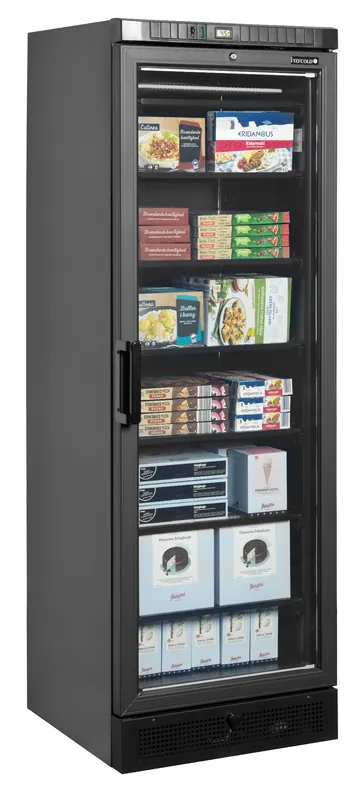 Tefcold Congelador de exposición color negro UFSC371G Black - Armarios expositores - imagen 2