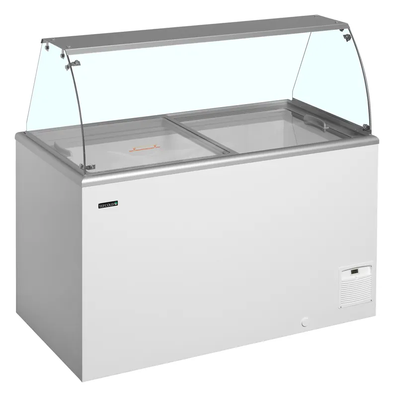 Tefcold Congelador para helados de cubeta IDA400-W1+ - Vitrinas para helados