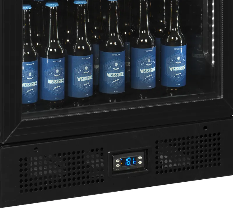 Tefcold Enfriador de botellas con marquesina CEV435CP BLACK - Armarios expositores - 1 puerta - imagen 3