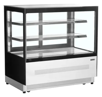 Tefcold Vitrina de exposición refrigerada LPD1200F/BLACK - Armarios de exposición refrigerados