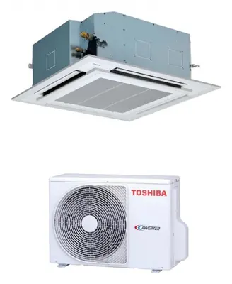 Aire acondicionado cassette Toshiba Daytona · conjunto 1x1 DAYTONADI110 - Cassette 1x1