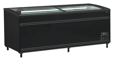 Tefcold Isla de supermercado bitemperatura color negro SFI185B-CF VS - Refrigeradores de supermercado