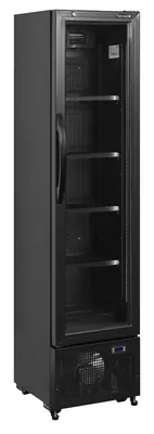 Tefcold Enfriador de botellas FS176H Black - Armarios expositores - 1 puerta