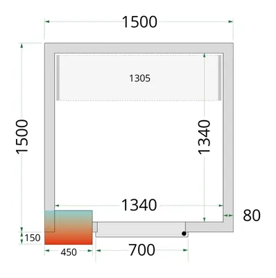 Tefcold CRPF1515 Shelf Rack System Kit - Estanterías